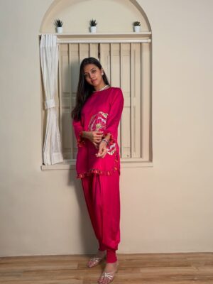 Gulistan Hot Pink Kurta Set