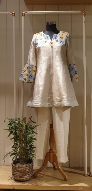 Terrazzo Off White Kurta Set